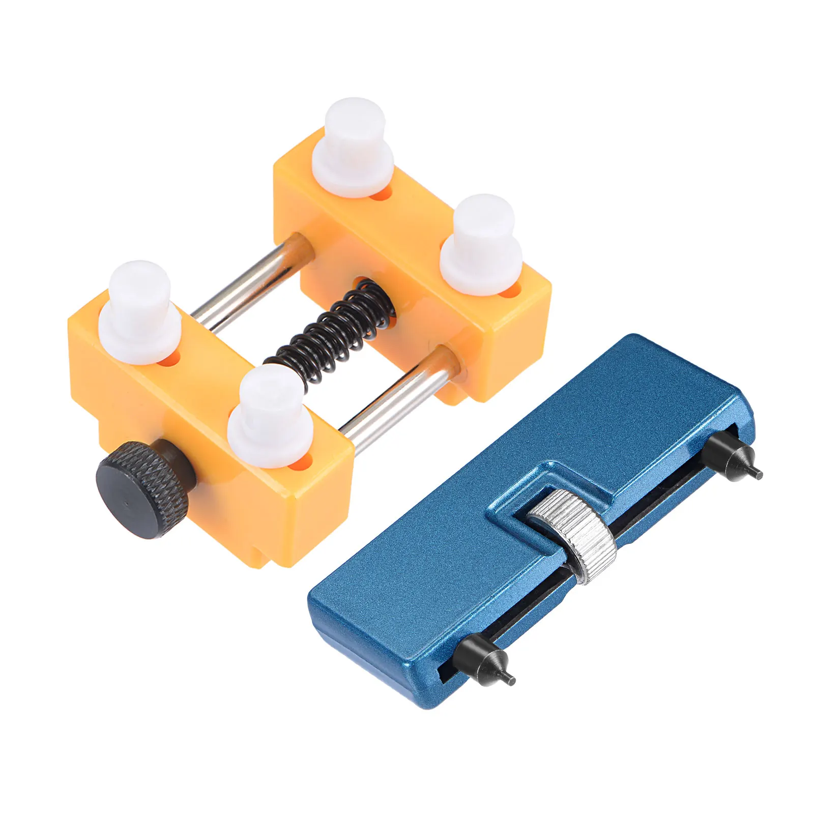 Uxcell Watch Repair Tool Set, 57mm Watch Back Cover Case Opener and 38mm Plastic Adjustable Remover Watch Holder
Uxcell Watch Repair Tool Set, 57mm Watch Back Cover Case Opener and 38mm Plastic Adjustable Remover Watch Holder