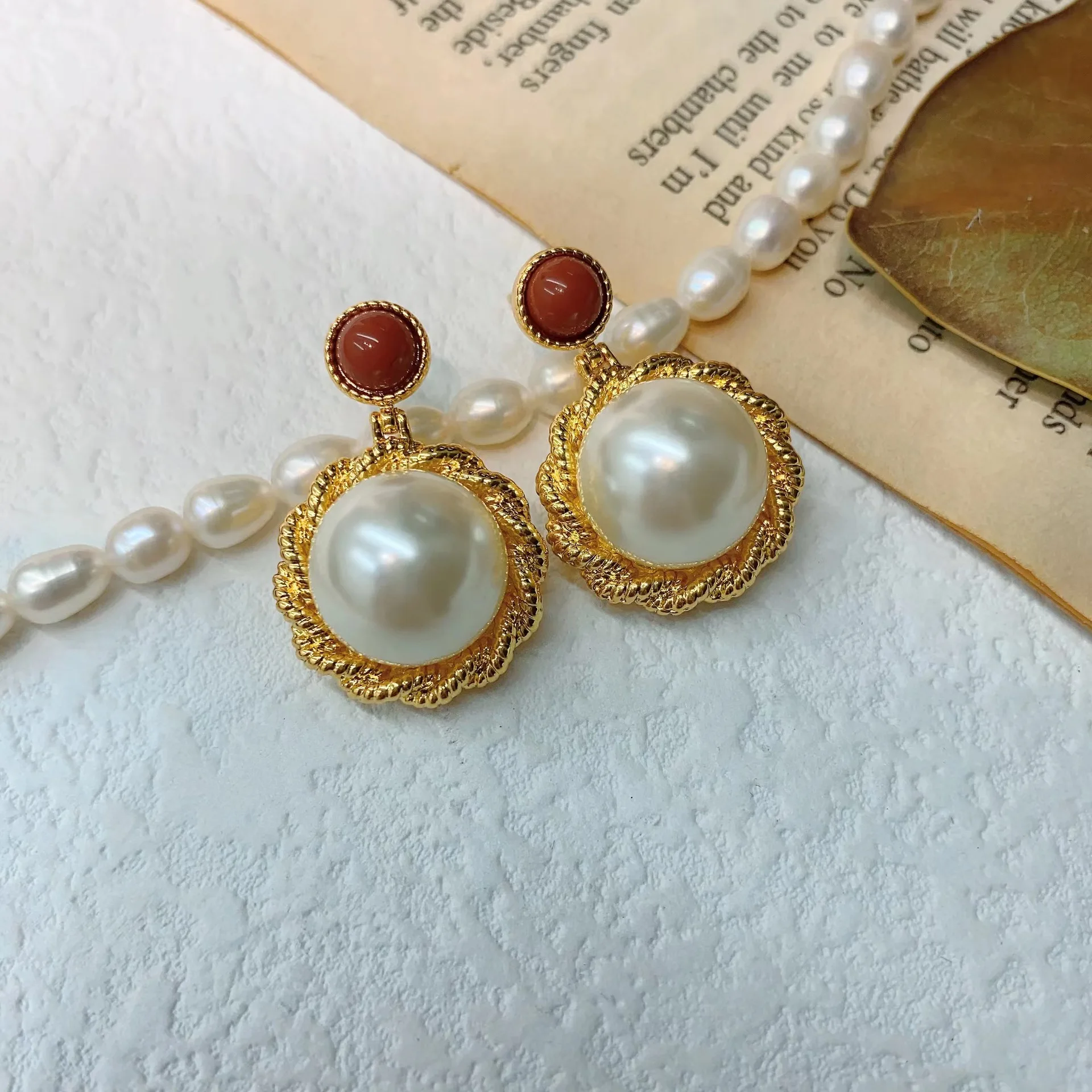Vintage style natural pearl large earrings women's lace lapis lazuli court retro eardrop
Vintage style natural pearl large earrings women's lace lapis lazuli court retro eardrop