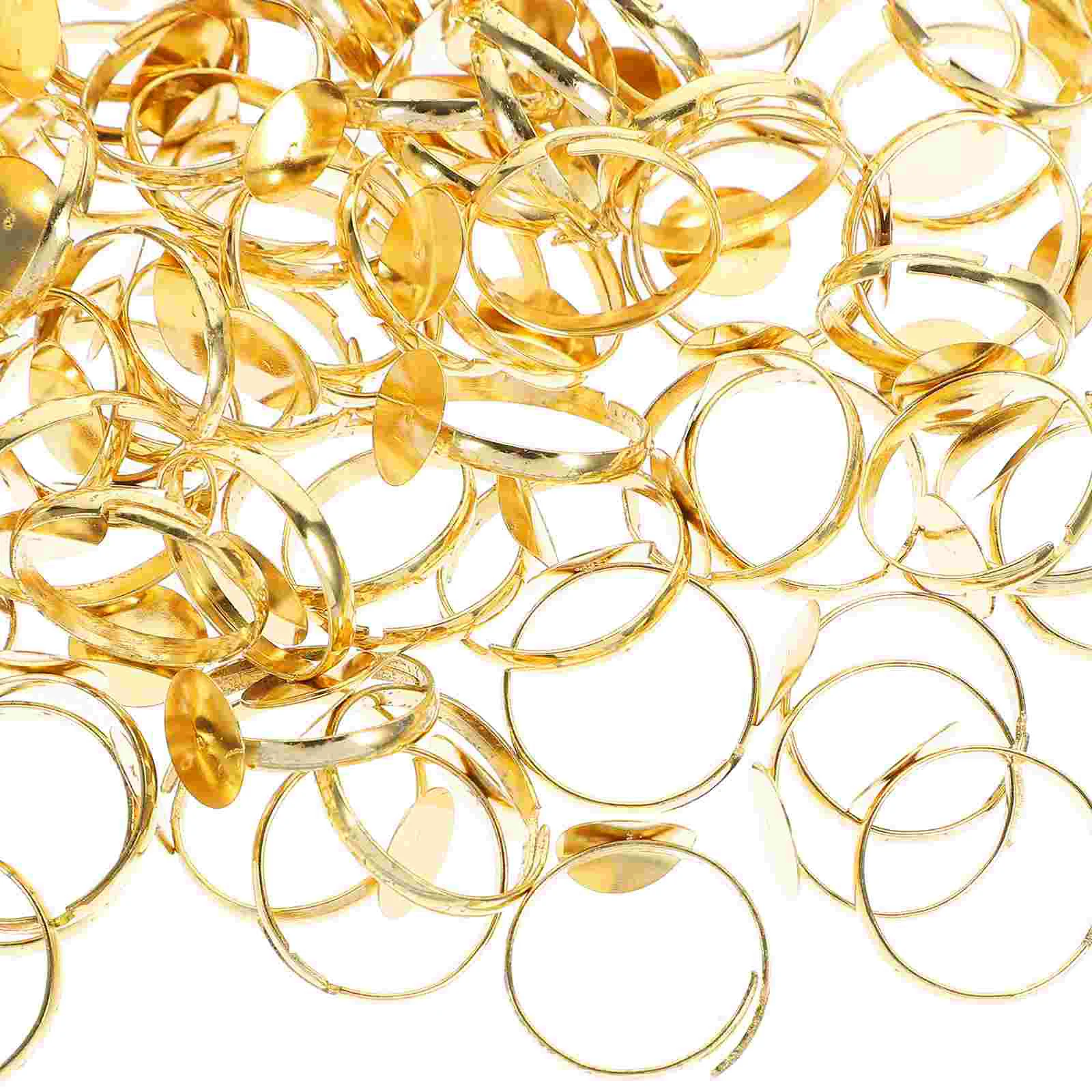 100 Pcs Adjustable Ring Holder Crafts Blank Base Wedding Items Material Finger Rings Blanks Alloy Metal Bracket
100 Pcs Adjustable Ring Holder Crafts Blank Base Wedding Items Material Finger Rings Blanks Alloy Metal Bracket