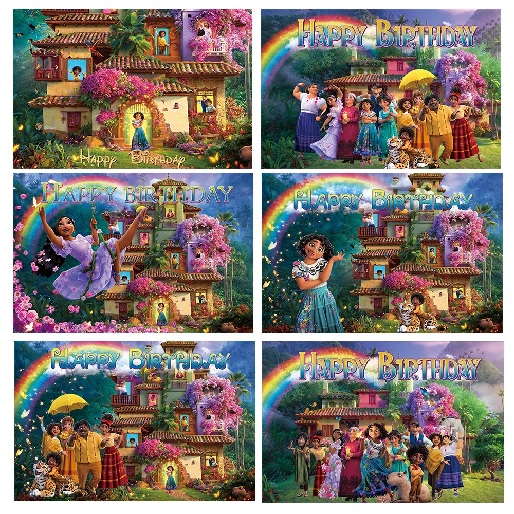 Disney Encanto Mirabel Photography Backdrop Girl Happy Birthday Party Decorations Vinyl Children Photo Studio Props Background
Disney Encanto Mirabel Photography Backdrop Girl Happy Birthday Party Decorations Vinyl Children Photo Studio Props Background