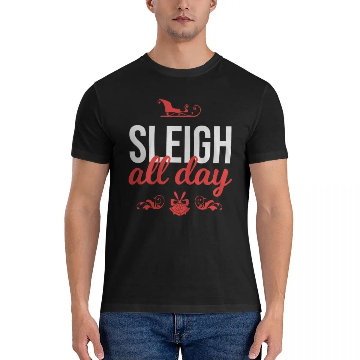 Funny Christmas Xmas T-Shirts Slay Sleigh All Day Cool T-Shirt Crewneck Tshirt Essential Tees Man Plus Size
Funny Christmas Xmas T-Shirts Slay Sleigh All Day Cool T-Shirt Crewneck Tshirt Essential Tees Man Plus Size