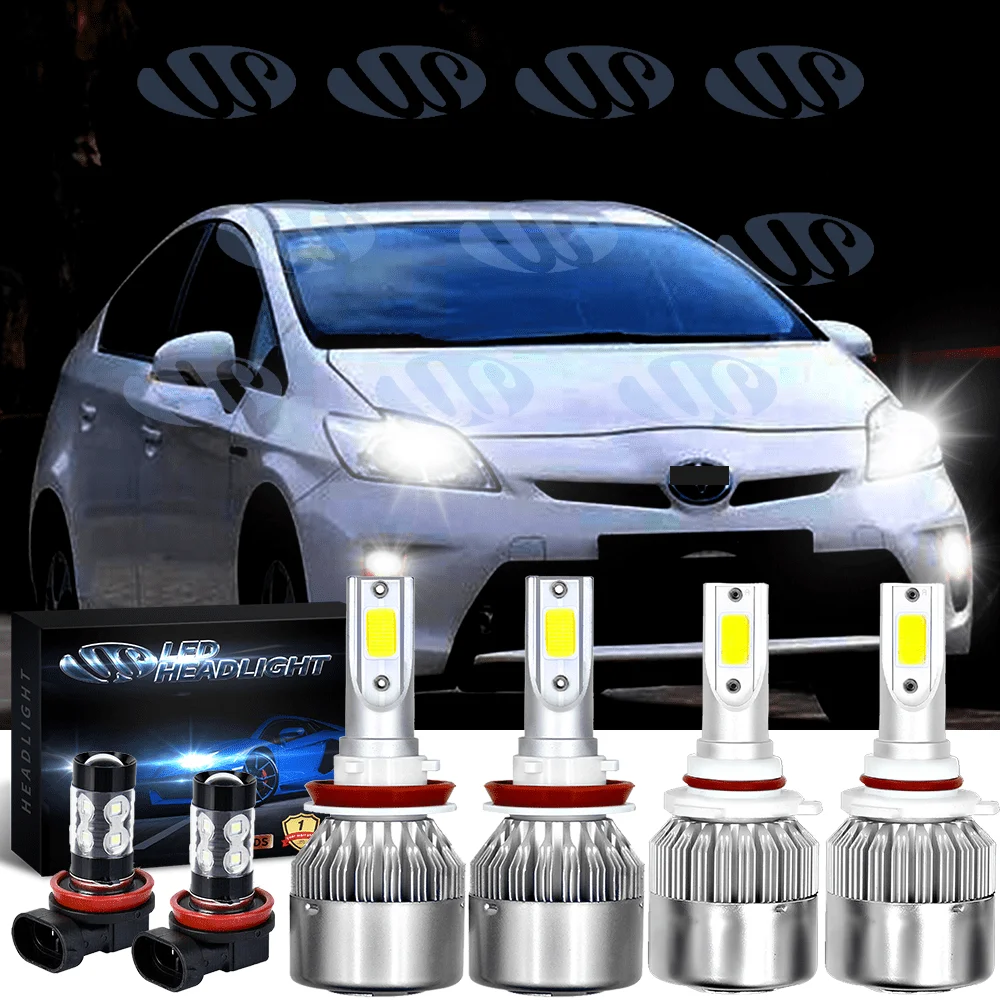 6pcs Car LED Lights For Toyota Prius 2010 2011 Headlight + Fog Light Bulbs Kit Car Accessories 
6pcs Car LED Lights For Toyota Prius 2010 2011 Headlight + Fog Light Bulbs Kit Car Accessories