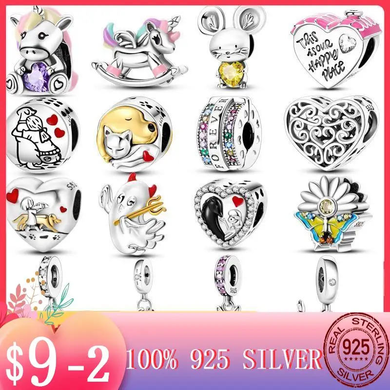 2023 New I Love My Dog Animal Unicorn Beads Charm fit MULA Original Bracelet Necklace Pendent Silver Color Women Jewelry Making
2023 New I Love My Dog Animal Unicorn Beads Charm fit MULA Original Bracelet Necklace Pendent Silver Color Women Jewelry Making