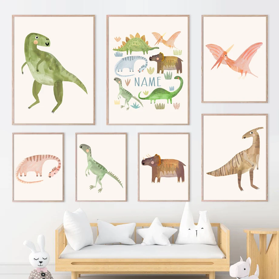 Stegosaurus Triceratops Tyrannosaurus Dinosaur Custom Art Canvas Painting Nordic Posters Prints Wall Pictures Kids Room Decor 
Stegosaurus Triceratops Tyrannosaurus Dinosaur Custom Art Canvas Painting Nordic Posters Prints Wall Pictures Kids Room Decor