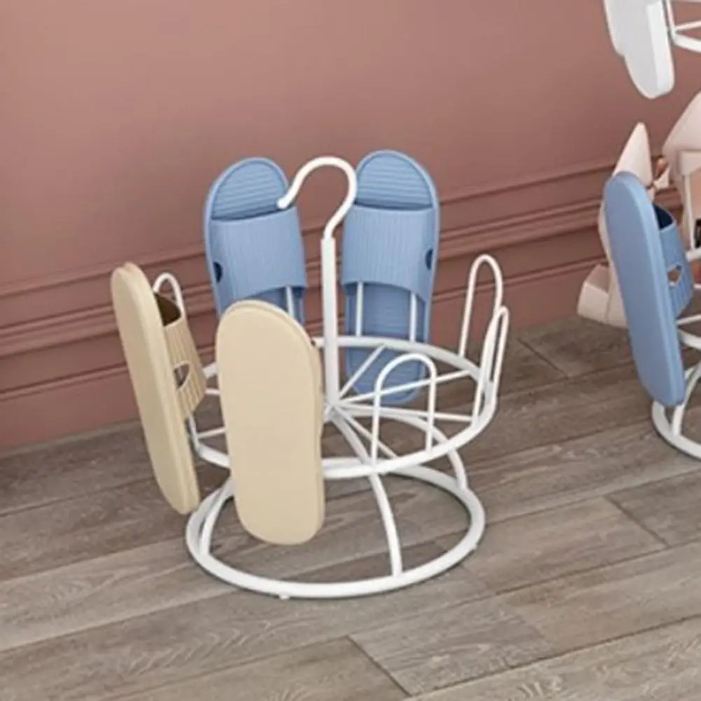 Durable Shoe Rack Stable Standing Sandal Rack Good Ventilation Balcony Shoes Hanger Stand with 8 Fork Holder Quick Drain 
Durable Shoe Rack Stable Standing Sandal Rack Good Ventilation Balcony Shoes Hanger Stand with 8 Fork Holder Quick Drain