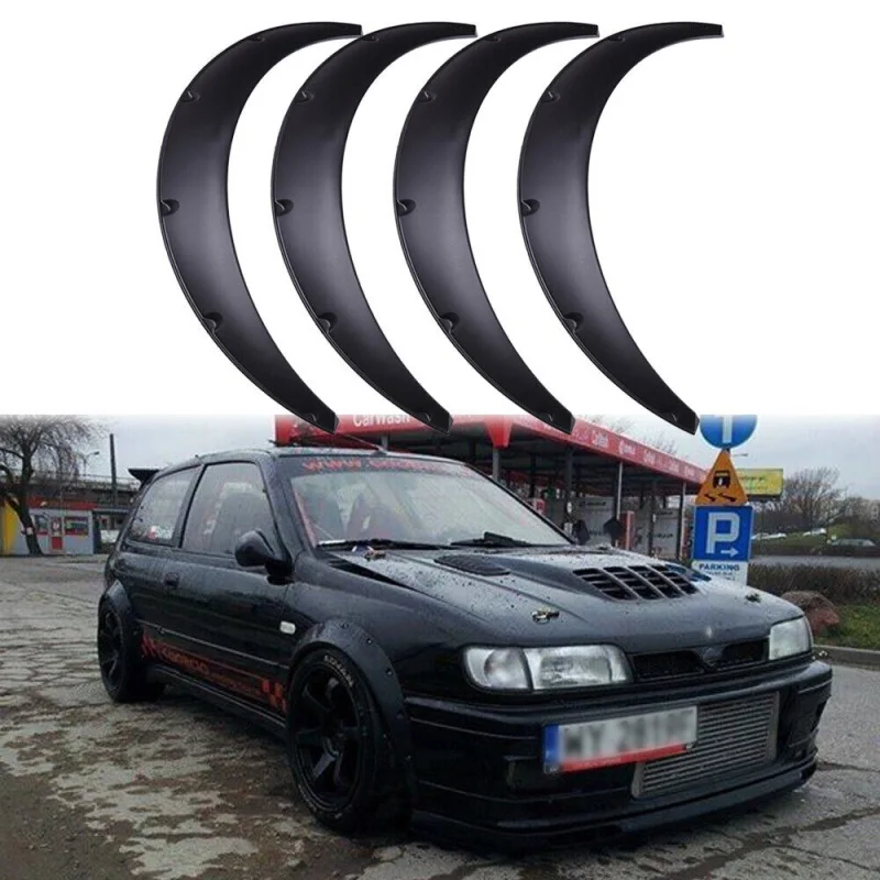 For Nissan Pulsar NX 4.5"; Fender Flares Flexible Concave Extra Wide Wheel Arches
For Nissan Pulsar NX 4.5"; Fender Flares Flexible Concave Extra Wide Wheel Arches