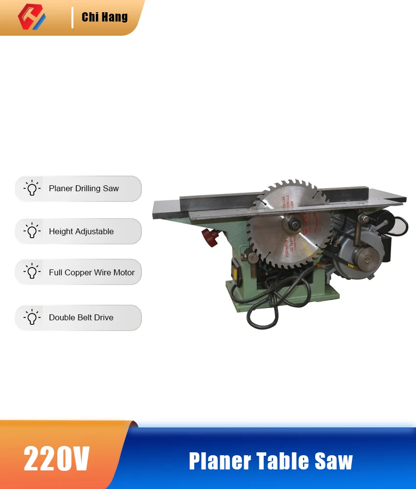 High-Power Multi-Function Woodworking Machinery Electric Planer Saw Drilling Machine Household Small Desktop Saw Machine 220V
High-Power Multi-Function Woodworking Machinery Electric Planer Saw Drilling Machine Household Small Desktop Saw Machine 220V