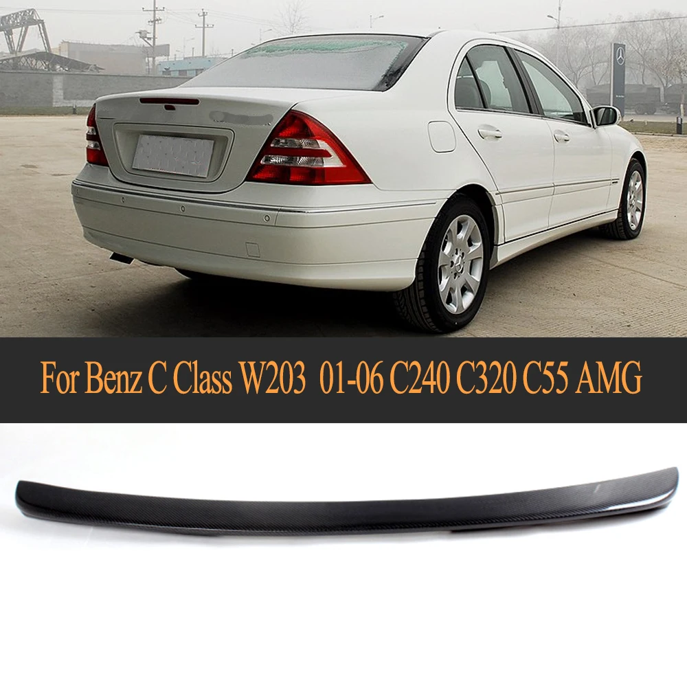 C Class Carbon Fiber Rear Spoiler Lip Wing For Mercedes Benz W203 C240 C320 C55 AMG 2001 - 2006
C Class Carbon Fiber Rear Spoiler Lip Wing For Mercedes Benz W203 C240 C320 C55 AMG 2001 - 2006