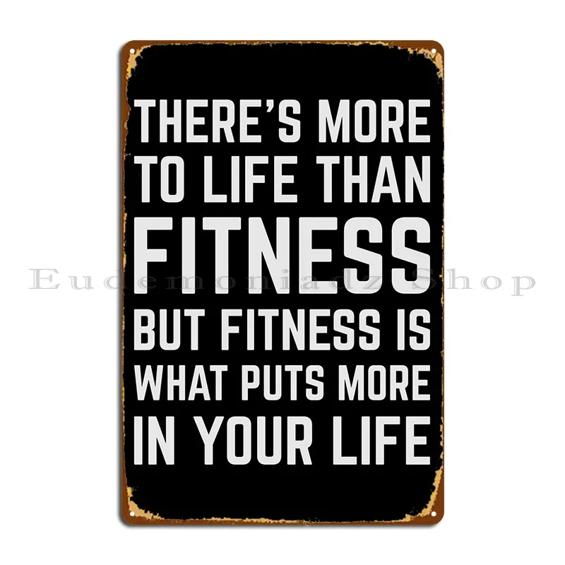 Fitness Vs Your Life Metal Signs Decoration Plates Kitchen Classic Designing Tin Sign Poster
Fitness Vs Your Life Metal Signs Decoration Plates Kitchen Classic Designing Tin Sign Poster