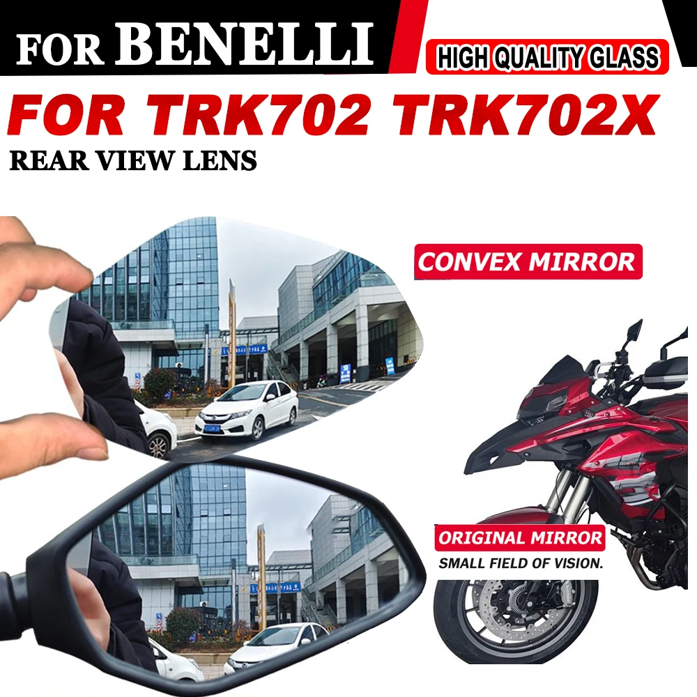 Motorcycle Convex Mirror Increase Rearview Mirrors Side Mirror View Vision Lens For Benelli TRK702 X TRK702X TRK 702 X TRK 702X
Motorcycle Convex Mirror Increase Rearview Mirrors Side Mirror View Vision Lens For Benelli TRK702 X TRK702X TRK 702 X TRK 702X