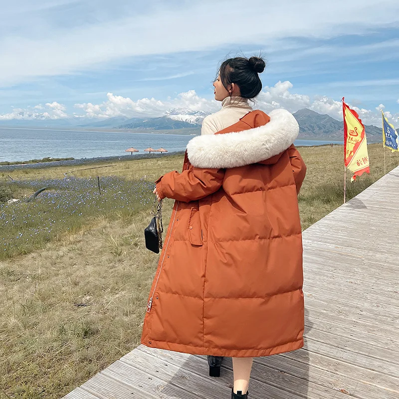 Fur Collar Cotton Coat Women's Mid-length Korean Version Loose Thickened Cotton Coat Women 2022 New Winter Bread Coat Women
Fur Collar Cotton Coat Women's Mid-length Korean Version Loose Thickened Cotton Coat Women 2022 New Winter Bread Coat Women