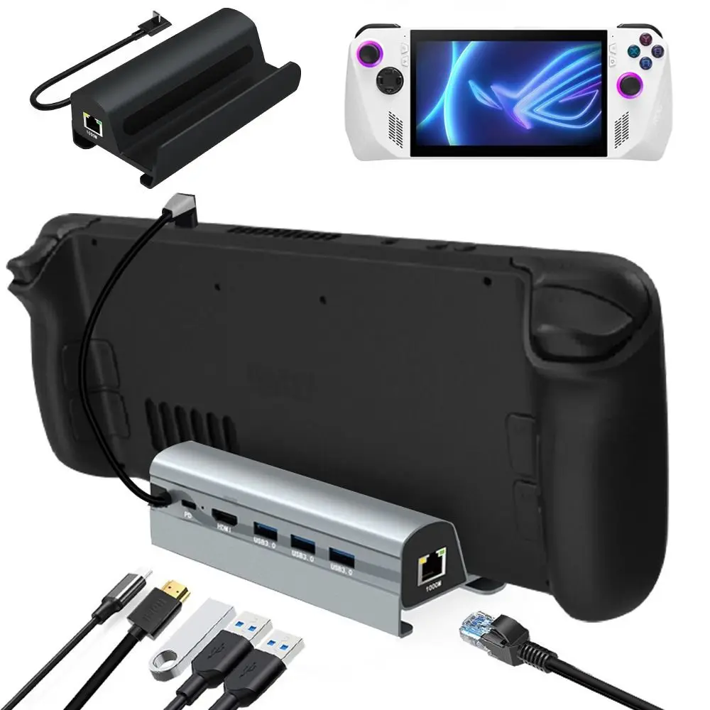 4K 60Hz Type-C HUB PD Charging USB 3.0 USB-C Converter Gigabit Ethernet Aluminium Alloy for Asus ROG Ally/Steam Deck
4K 60Hz Type-C HUB PD Charging USB 3.0 USB-C Converter Gigabit Ethernet Aluminium Alloy for Asus ROG Ally/Steam Deck