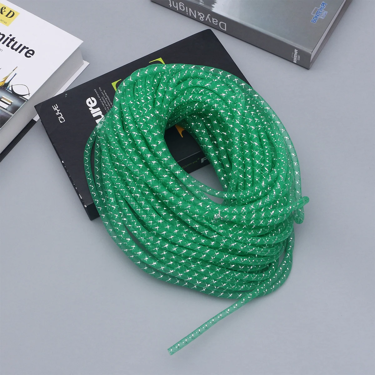 Mesh Tubing Tube Cord Ribbon Flex Craft Bracelet Wreaths Rope Net Crafts String Elastic Necklace Nylon Christmas Tree Garland
Mesh Tubing Tube Cord Ribbon Flex Craft Bracelet Wreaths Rope Net Crafts String Elastic Necklace Nylon Christmas Tree Garland