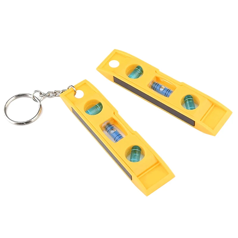 1Pcs Portable Spirit Level Mini 3 Bubble Level with Keychain Torpedo Magnetic Gradienter Level Measuring
1Pcs Portable Spirit Level Mini 3 Bubble Level with Keychain Torpedo Magnetic Gradienter Level Measuring