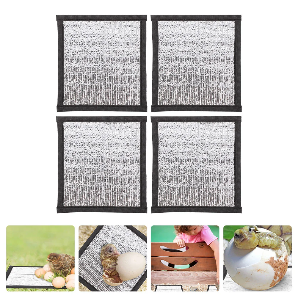 4pcs Reptile Heating Pads Reflective Films Useful Reptile Heating Pads Reflective Coating 
4pcs Reptile Heating Pads Reflective Films Useful Reptile Heating Pads Reflective Coating