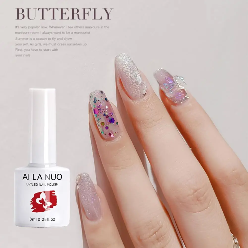 8ml Nail Polish Decorative Reflective Glitter Nail Sparkling Soak Off Gel Excellent Saturation No Odor Nail Color Polish
8ml Nail Polish Decorative Reflective Glitter Nail Sparkling Soak Off Gel Excellent Saturation No Odor Nail Color Polish