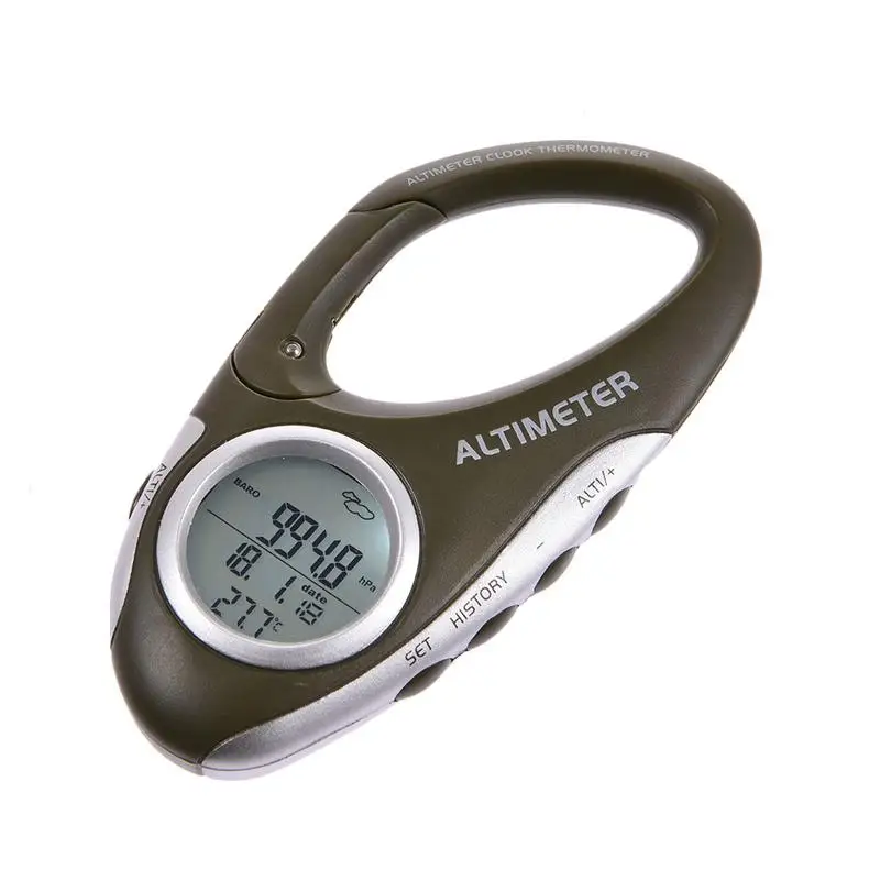 Multifunction Altimeter Thermometer Weather Monitor For Climbing Camping Outdoor
Multifunction Altimeter Thermometer Weather Monitor For Climbing Camping Outdoor