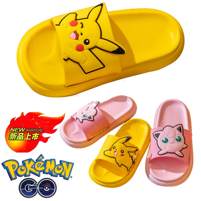 Anime Pokemon Jigglypuff Pikachu Charmander Squirtle cosplay summer slippers child indoor home sandals toy Birthday Gift
Anime Pokemon Jigglypuff Pikachu Charmander Squirtle cosplay summer slippers child indoor home sandals toy Birthday Gift