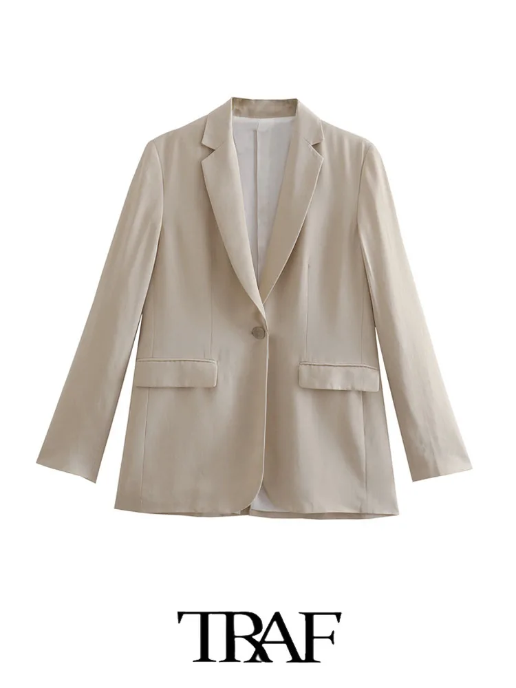 TRAF 2023 Pocket Buttoned Straight Fit Simple Blazer Top Women Casual Blazer Woman Office Elegant Female Suit Jacket
TRAF 2023 Pocket Buttoned Straight Fit Simple Blazer Top Women Casual Blazer Woman Office Elegant Female Suit Jacket