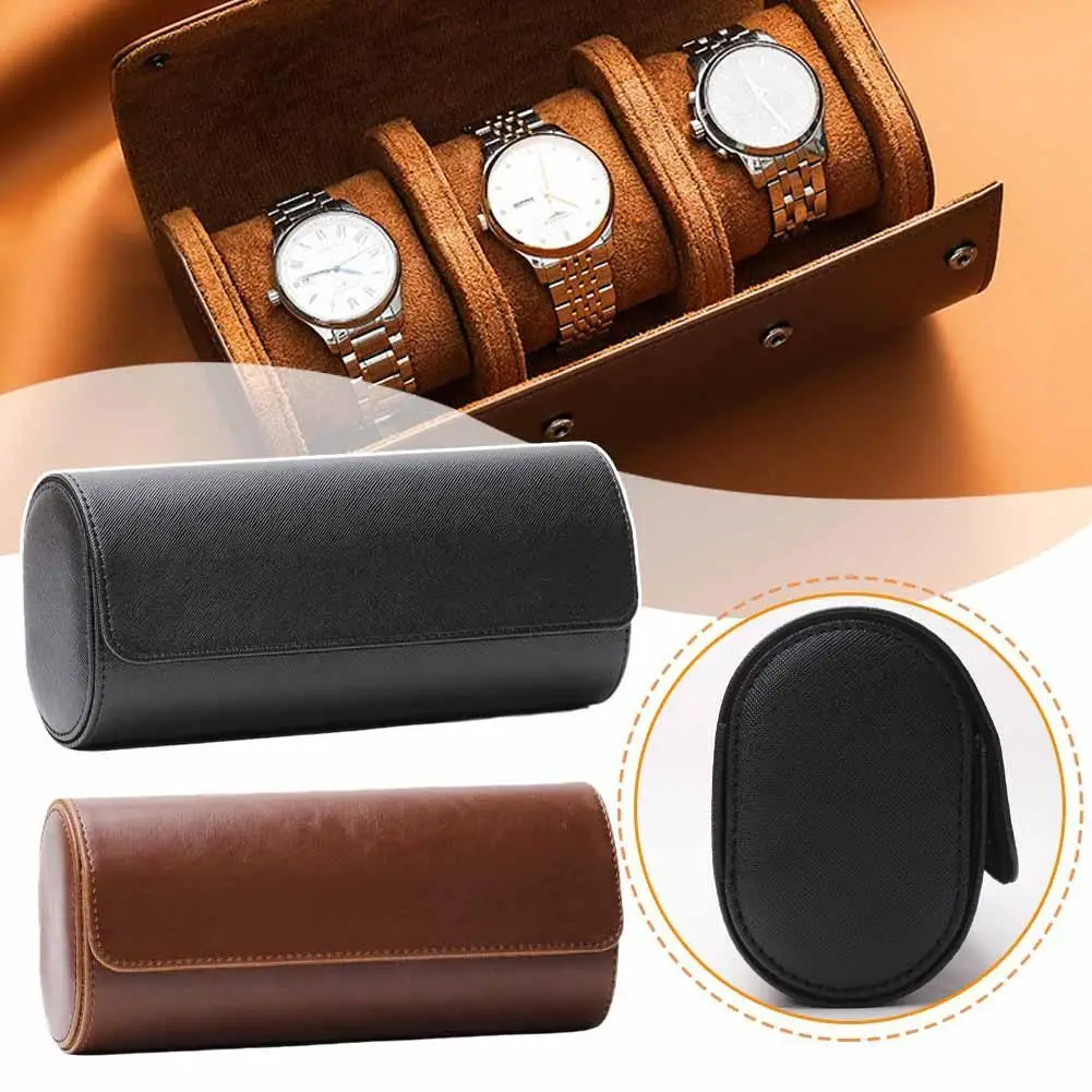 3 Slots Travel Watch Storage Box Portable Vintage Leather Watch Roll Display Case Pouch With Slid In Out Watch Organizers
3 Slots Travel Watch Storage Box Portable Vintage Leather Watch Roll Display Case Pouch With Slid In Out Watch Organizers