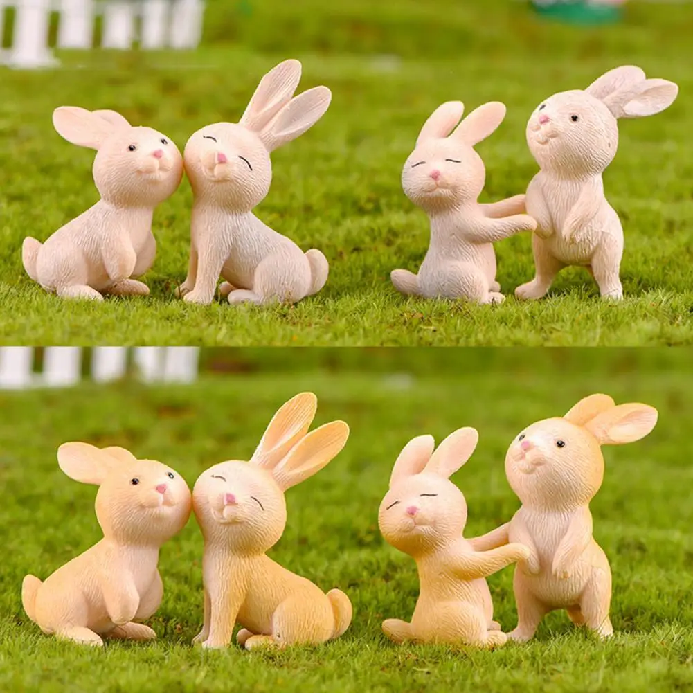 Decorative Rabbit Ornament Adorable All Match Vivid Expression Rabbit Statue for Kindergarten
Decorative Rabbit Ornament Adorable All Match Vivid Expression Rabbit Statue for Kindergarten