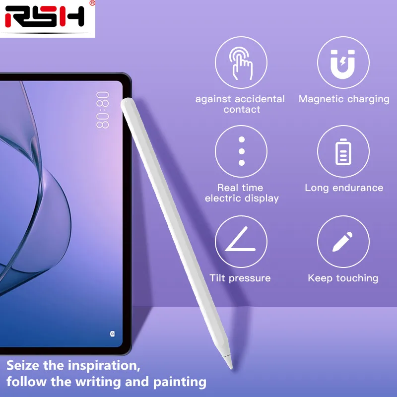 Стилус для Apple Pencil 2 1, Bluetooth-ручка с магнитной беспроводной зарядкой для iPad Pro 1 2 3 4 5 Air 4 5 Mini 6
Стилус для Apple Pencil 2 1, Bluetooth-ручка с магнитной беспроводной зарядкой для iPad Pro 1 2 3 4 5 Air 4 5 Mini 6