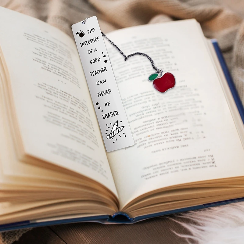 Creative Lettering Metal Bookmark With Apple Pendant Reading Book Mark Book Page Stationery Student Souvenir Teacher's Day Gifts
Creative Lettering Metal Bookmark With Apple Pendant Reading Book Mark Book Page Stationery Student Souvenir Teacher's Day Gifts