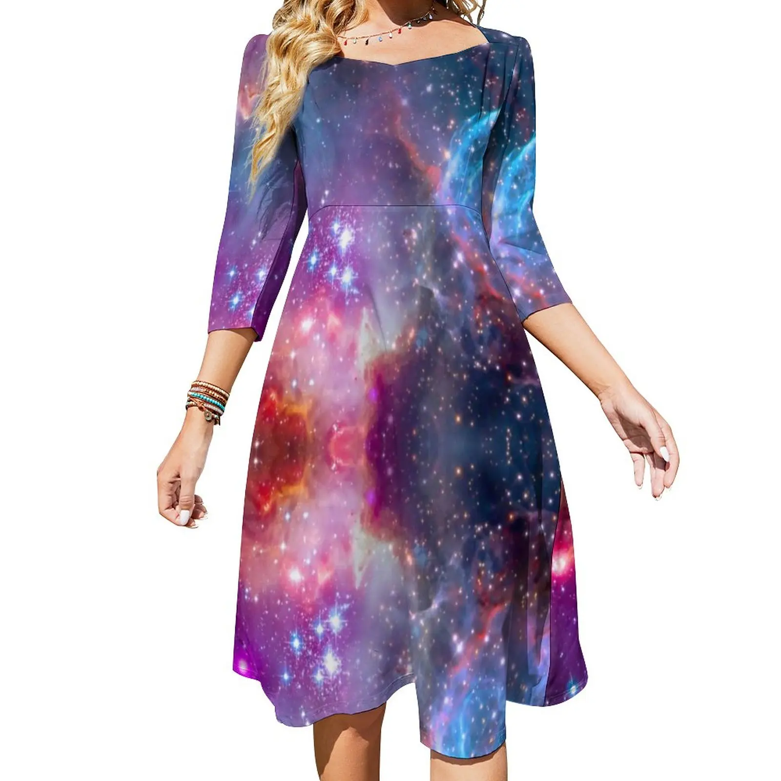 Красочное Повседневное платье с принтом неба, уличные модные платья с супер Галактикой, пикантное элегантное платье с узором, платье большо... 
Красочное Повседневное платье с принтом неба, уличные модные платья с супер Галактикой, пикантное элегантное платье с узором, платье большо...