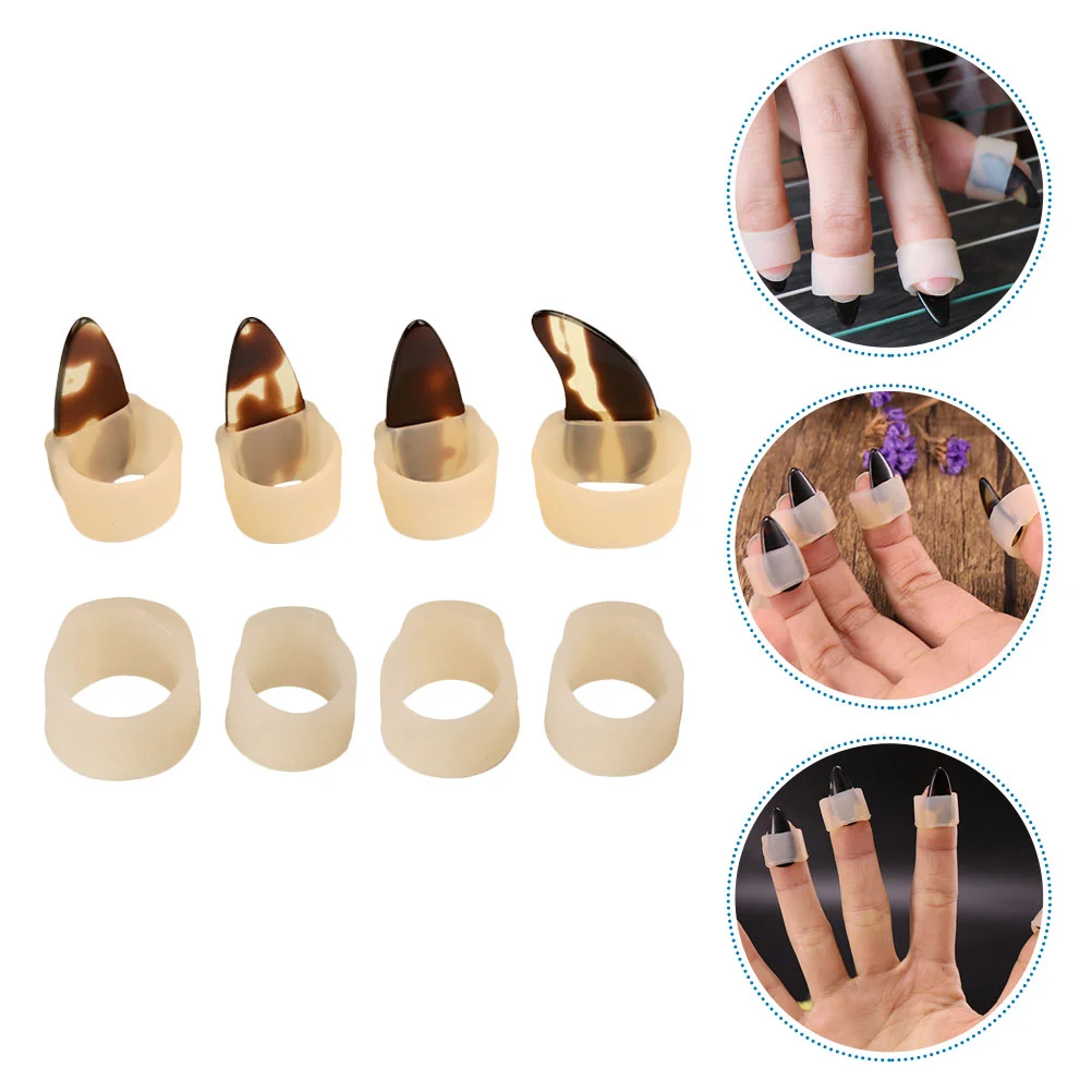 Bass Accessories Guzheng Nail Set Useful Covers Protection Banjo Playing Protectors Protective Silica Gel Supplies Child
Bass Accessories Guzheng Nail Set Useful Covers Protection Banjo Playing Protectors Protective Silica Gel Supplies Child