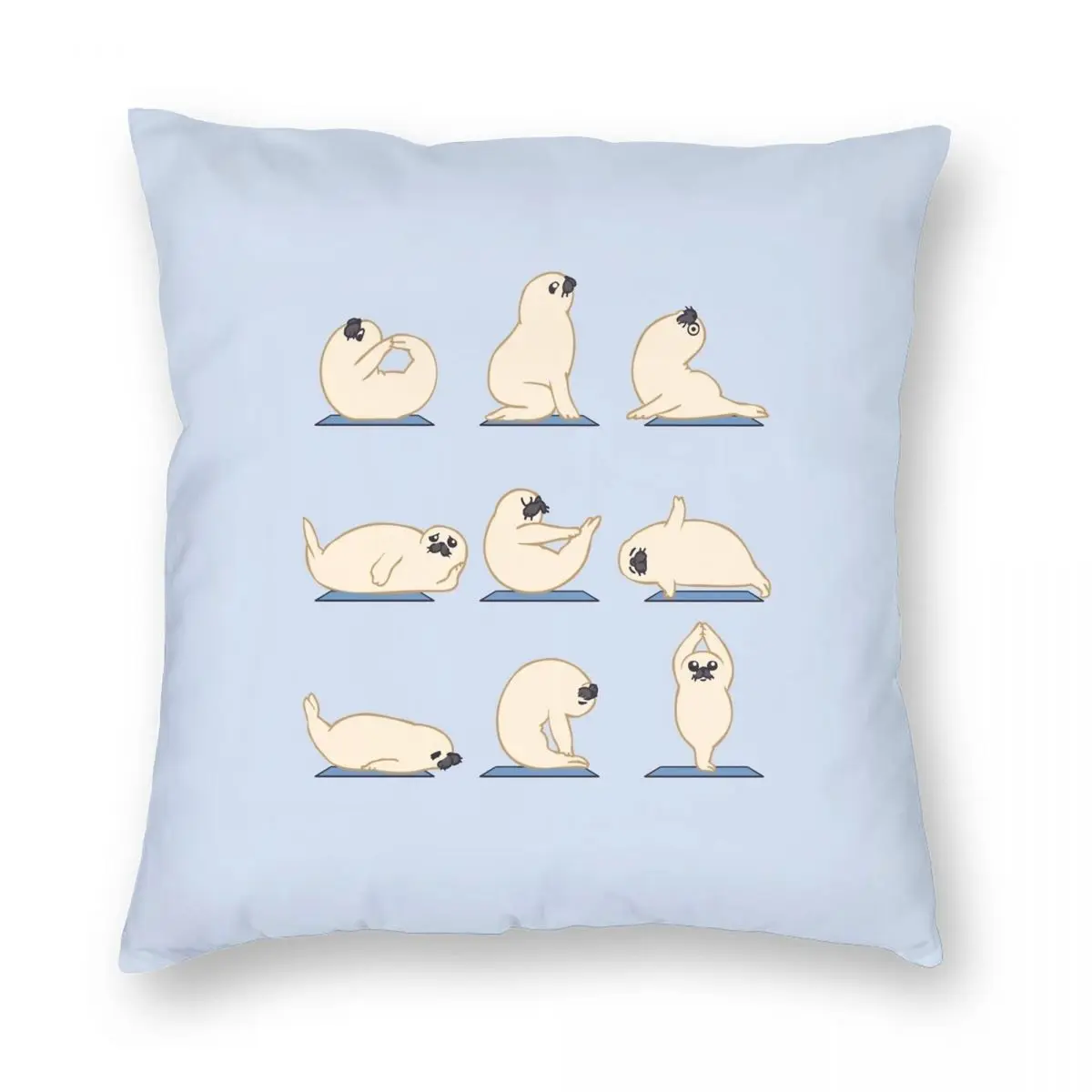 Baby Seal Yoga Square Pillowcase Polyester Linen Velvet Pattern Zip Decor Throw Pillow Case Sofa Seater Cushion Cover 18X18 Inch
Baby Seal Yoga Square Pillowcase Polyester Linen Velvet Pattern Zip Decor Throw Pillow Case Sofa Seater Cushion Cover 18X18 Inch