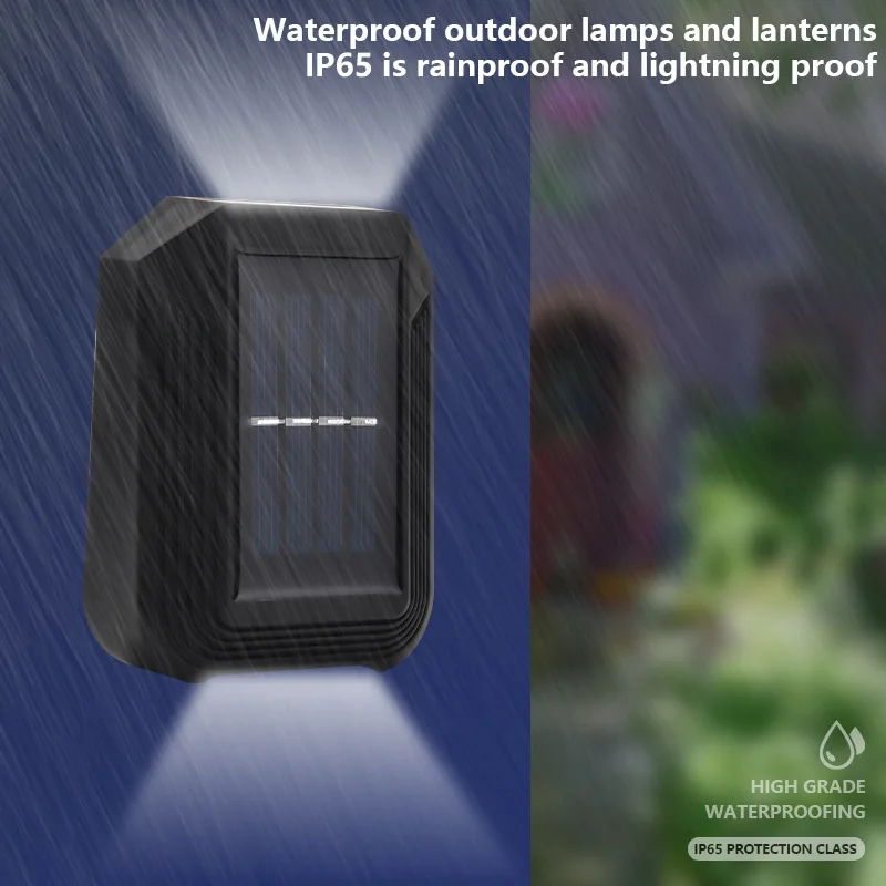 6 LED Smart Solar Wall Lamp Outdoor Waterproof Up And Down Lighting Garden Decoration Solar Lights Stairs Fence Sunlight Light
6 LED Smart Solar Wall Lamp Outdoor Waterproof Up And Down Lighting Garden Decoration Solar Lights Stairs Fence Sunlight Light