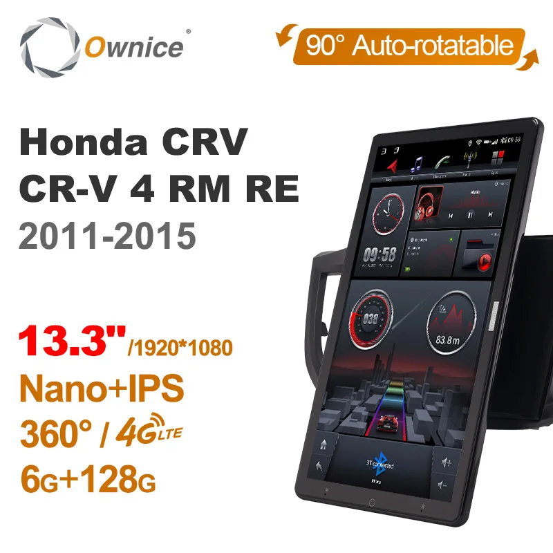 Автомобильная Мультимедийная система Rotatain, 13,3 дюйма, 1920*1080, android, для Honda CRV CR-V 4 RM RE 2011-2015, поддержка фронтальной камеры, оптоволоконный
Автомобильная Мультимедийная система Rotatain, 13,3 дюйма, 1920*1080, android, для Honda CRV CR-V 4 RM RE 2011-2015, поддержка фронтальной камеры, оптоволоконный