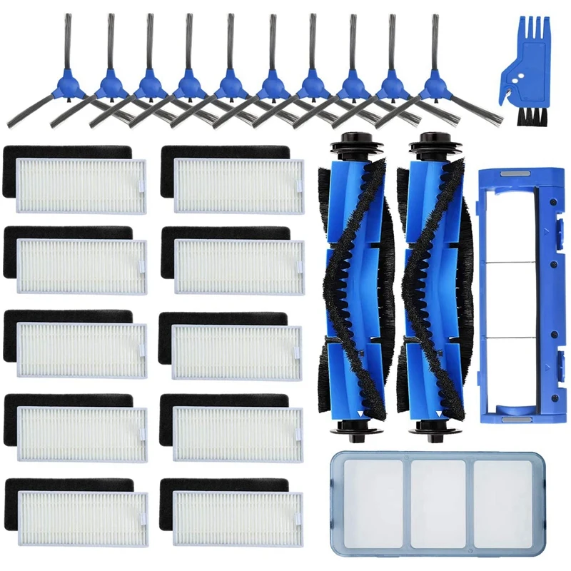25-Pack Replacement Part Accessories Compatible For Eufy Robovac 11S 15C 30 30C 12 35Cprimary/Filters, Side Brushes
25-Pack Replacement Part Accessories Compatible For Eufy Robovac 11S 15C 30 30C 12 35Cprimary/Filters, Side Brushes