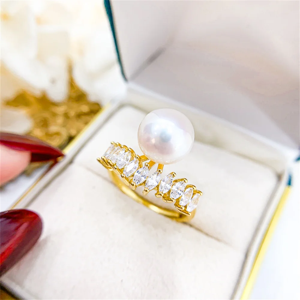 S925 Sterling Silver fine jewelry accessories wholesale diy handmade mount ring settings pearl jewelry making for women
S925 Sterling Silver fine jewelry accessories wholesale diy handmade mount ring settings pearl jewelry making for women