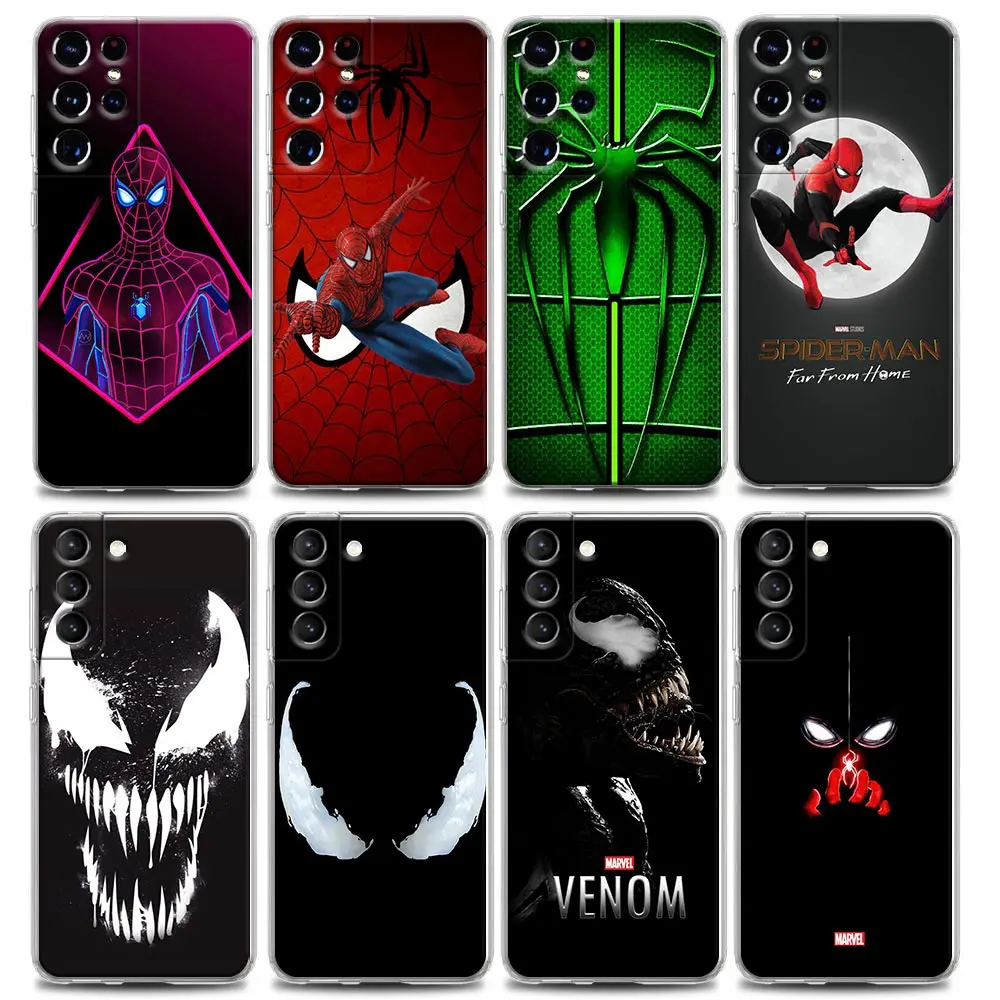 Clear Phone Case for Samsung S9 S10 4G S10e S20 S21 Plus Ultra FE 5G M51 M31 M21 Case Soft Silicone Marvel Venom Spiderman
Clear Phone Case for Samsung S9 S10 4G S10e S20 S21 Plus Ultra FE 5G M51 M31 M21 Case Soft Silicone Marvel Venom Spiderman