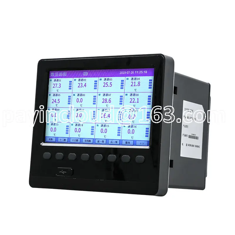 Industrial Temperature Pressure Electricity Current Data Recorder Paperless Recorder
Industrial Temperature Pressure Electricity Current Data Recorder Paperless Recorder