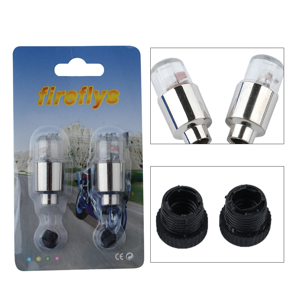 2 Pcs Wheel Lights Cap Car Auto Wheel Tire Air Valve Stem LED Light Cap Cover For Car Motorcycle Waterproof Bicycle Accessories
2 Pcs Wheel Lights Cap Car Auto Wheel Tire Air Valve Stem LED Light Cap Cover For Car Motorcycle Waterproof Bicycle Accessories