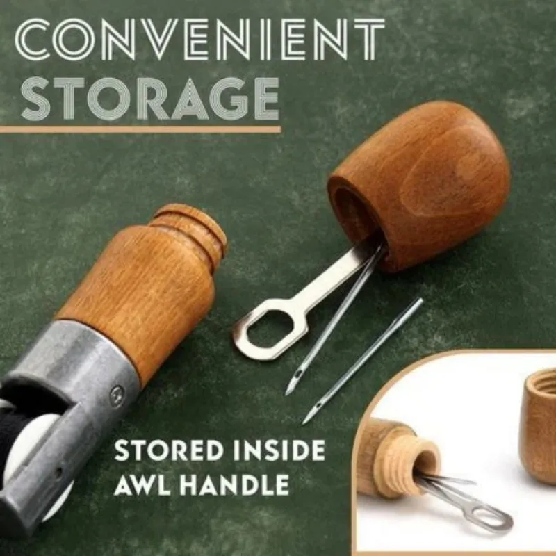 Leather Sewing Awl Kit Hand Stitcher Set Lock Stitching Hand Stitcher Thread Needles Kit Craft Stitch Tools
Leather Sewing Awl Kit Hand Stitcher Set Lock Stitching Hand Stitcher Thread Needles Kit Craft Stitch Tools