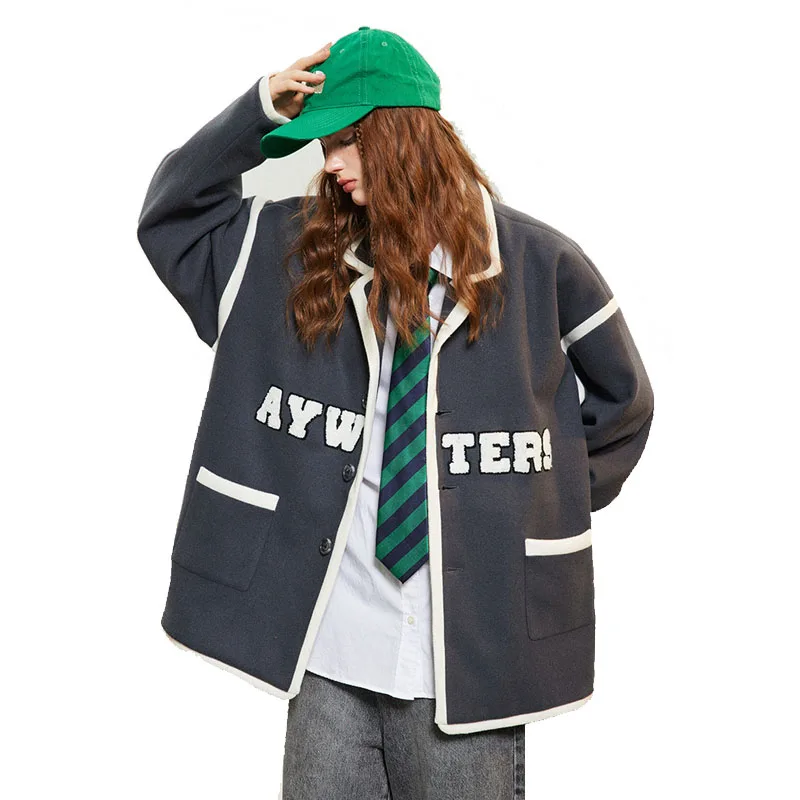 2022 Autumn Men Streetwear Fashion Cityboy Hip Hop Loose Casual Suit Blazers Jacket Women Boyfriend Style Jacket Coat Outerwear
2022 Autumn Men Streetwear Fashion Cityboy Hip Hop Loose Casual Suit Blazers Jacket Women Boyfriend Style Jacket Coat Outerwear