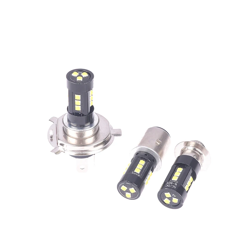 1PC H4 BA20D P15D 3030 chips White High Low Beam Lamp Bulbs 8-80V Fog Light LED Motorcycle Headlight For Tricycle
1PC H4 BA20D P15D 3030 chips White High Low Beam Lamp Bulbs 8-80V Fog Light LED Motorcycle Headlight For Tricycle