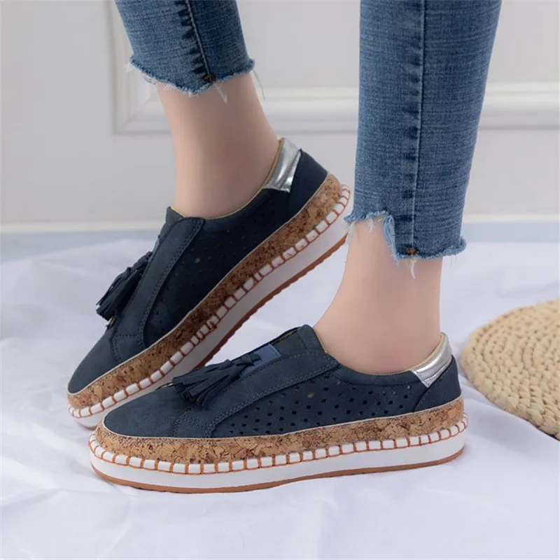 Leather Loafers Casual Shoes Women Fringe Slip-On Sneaker Comfortable Loafers Women Flats Tenis Feminino Zapatos De Mujer New
Leather Loafers Casual Shoes Women Fringe Slip-On Sneaker Comfortable Loafers Women Flats Tenis Feminino Zapatos De Mujer New