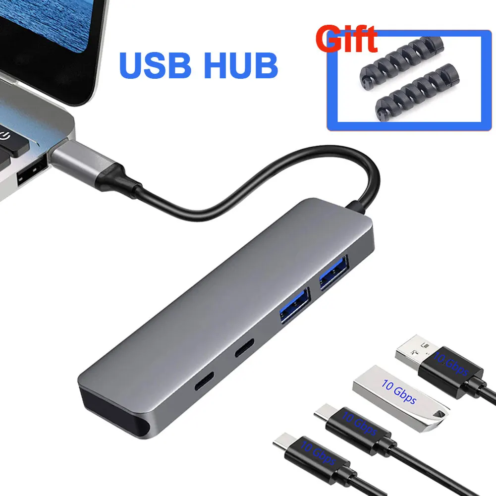 4Port USB Hub Metal Portable 2 puertos USB-C 3.2 High Speed type c Splitter For PC Computer Accessories Multiport 3.0 2.0 Ports
4Port USB Hub Metal Portable 2 puertos USB-C 3.2 High Speed type c Splitter For PC Computer Accessories Multiport 3.0 2.0 Ports