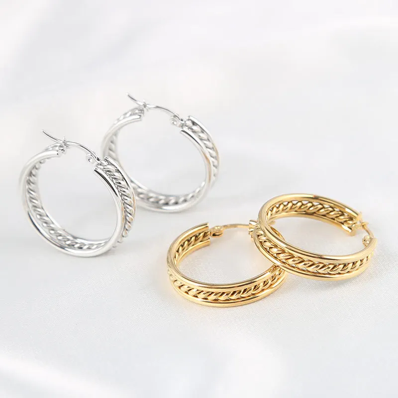 Fashion Simple Light Luxury High Quality Titanium Steel Earrings Banquet Gifts Shower Women Jewelry Earrings 2022
Fashion Simple Light Luxury High Quality Titanium Steel Earrings Banquet Gifts Shower Women Jewelry Earrings 2022