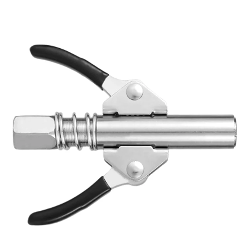 Double Handle Grease Nipple Coupler High-Pressure Not Leak Metal Locking Clamp Type Quick Release Coupler Compat M8-M14
Double Handle Grease Nipple Coupler High-Pressure Not Leak Metal Locking Clamp Type Quick Release Coupler Compat M8-M14