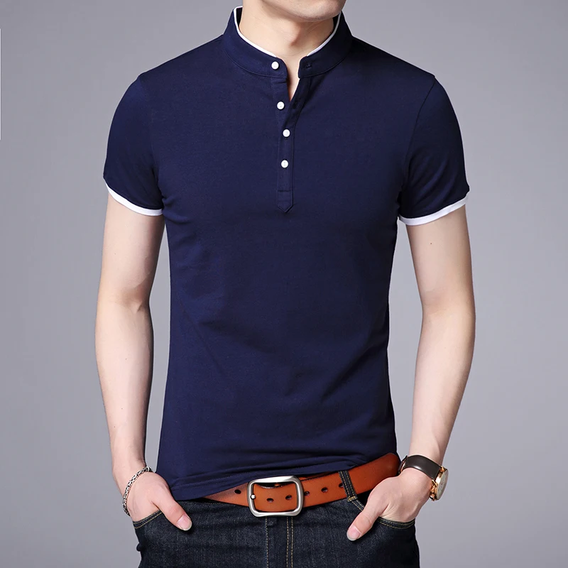 2023 Brand Summer New Men's T-shirt Lapel Casual Short-sleeved Stitching T-shirt for Male Solid Color Pullover Tops T-shirt
2023 Brand Summer New Men's T-shirt Lapel Casual Short-sleeved Stitching T-shirt for Male Solid Color Pullover Tops T-shirt