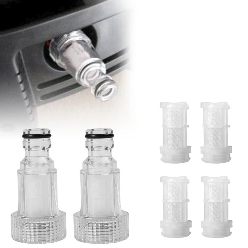 2pcs High Pressure Connection Filters 4pcs Inner Core Filter Nets Kit For Karcher K2-K7 Series Pressure Washers Machine Parts
2pcs High Pressure Connection Filters 4pcs Inner Core Filter Nets Kit For Karcher K2-K7 Series Pressure Washers Machine Parts