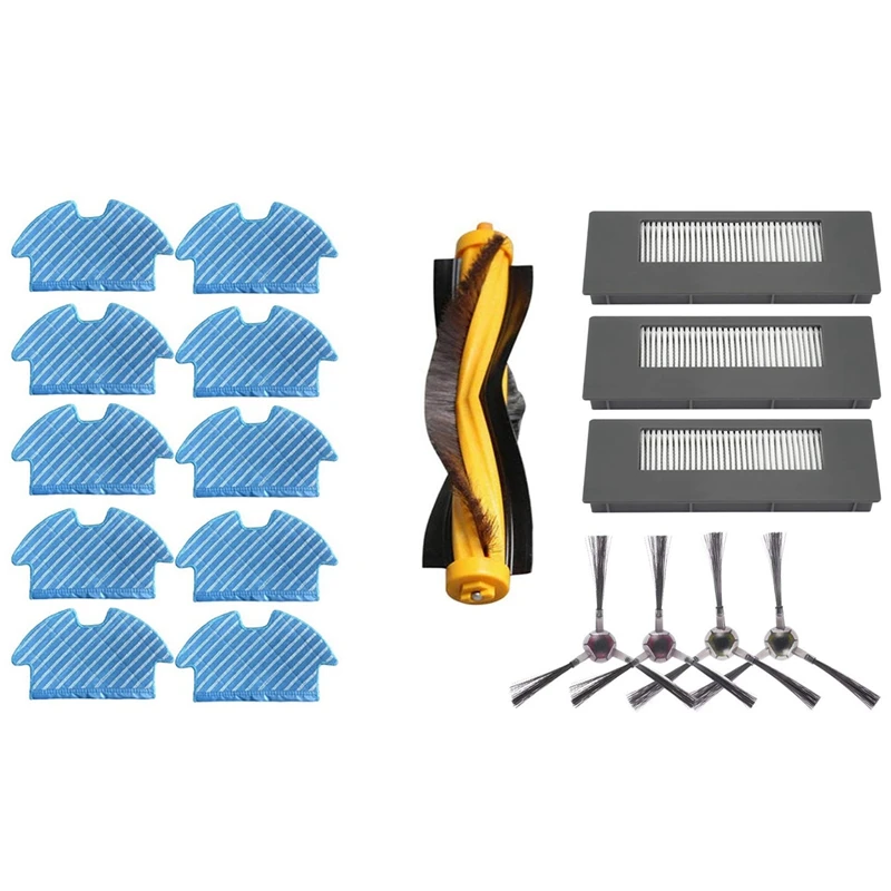 1 Set Replacement Filter And Brush Kit Vacuum Accessories & 1 Set MOP For Ecovacs Deebot Ozmo Vacuum Cleaner
1 Set Replacement Filter And Brush Kit Vacuum Accessories & 1 Set MOP For Ecovacs Deebot Ozmo Vacuum Cleaner
