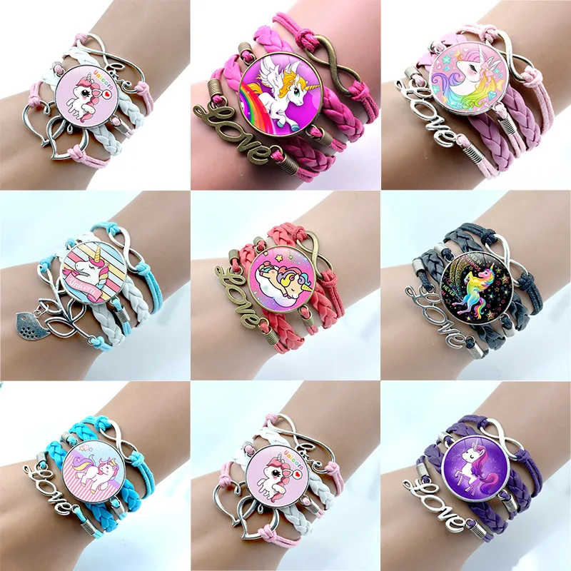 2020 Unicorn Braided Kids Bracelets Girls Friendship Bracelets Jewelry Multilayer Charm Bracelets Fashion Jewelry Gifts
2020 Unicorn Braided Kids Bracelets Girls Friendship Bracelets Jewelry Multilayer Charm Bracelets Fashion Jewelry Gifts