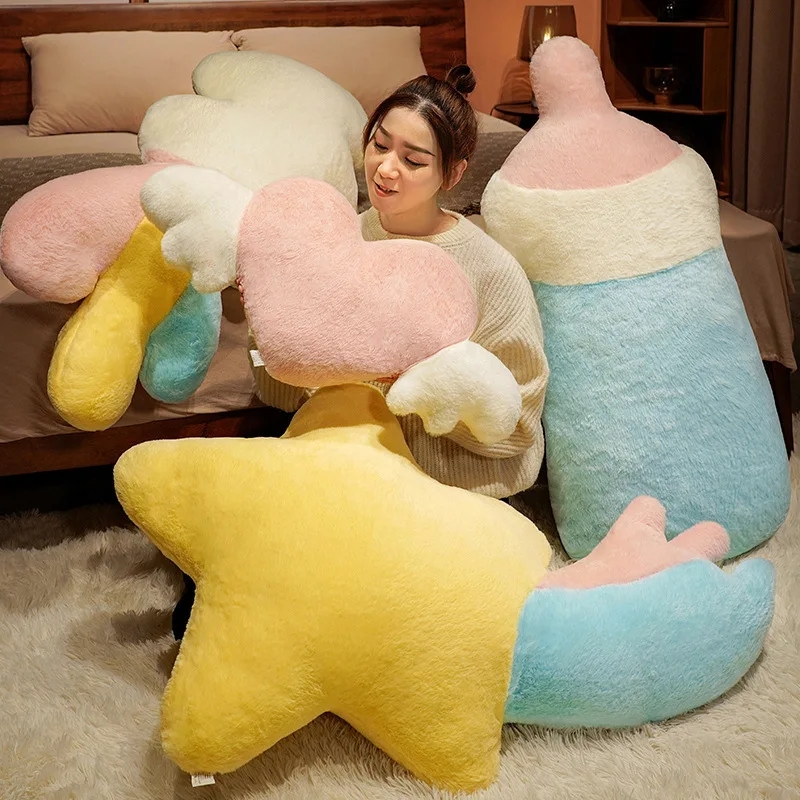 Plush Sky Milk Bottle Pillow Cloud Cushion Kawaii Wishing Star Doll Love Girl Doll Plush Toy Birthday Gift Gift Pacify Doll
Plush Sky Milk Bottle Pillow Cloud Cushion Kawaii Wishing Star Doll Love Girl Doll Plush Toy Birthday Gift Gift Pacify Doll