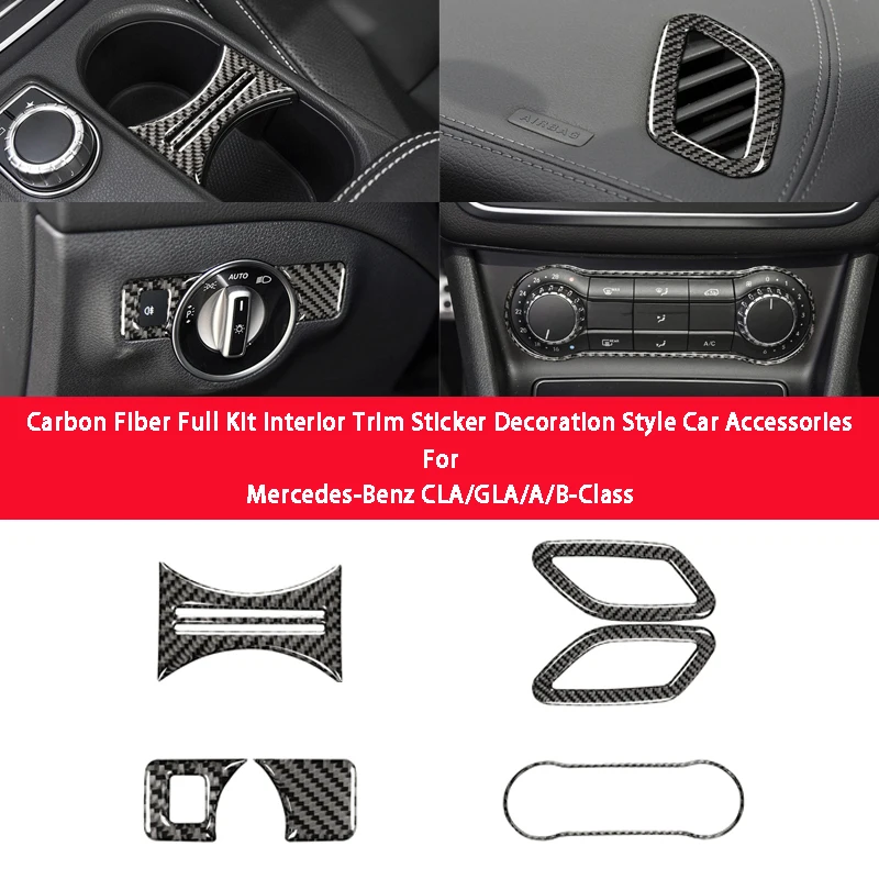 Interior Decoration Center Control Cover Instrument Air Outlet Modification Sticker For Mercedes-Benz CLA/GLA/A/B Class
Interior Decoration Center Control Cover Instrument Air Outlet Modification Sticker For Mercedes-Benz CLA/GLA/A/B Class
